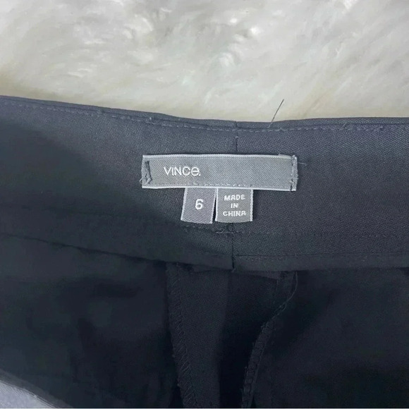 Vince Wool Pin Stripe Ankle Trousers Size 6 - Picture 3 of 6